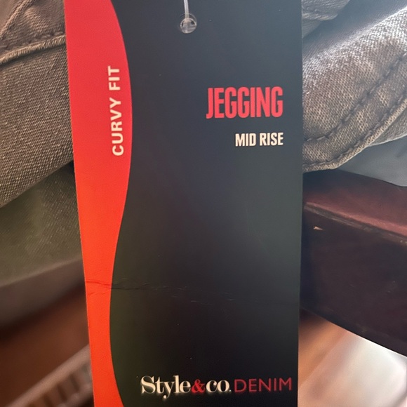 STYLE& CO Denim Jegging  Size L  NWT - Picture 5 of 5